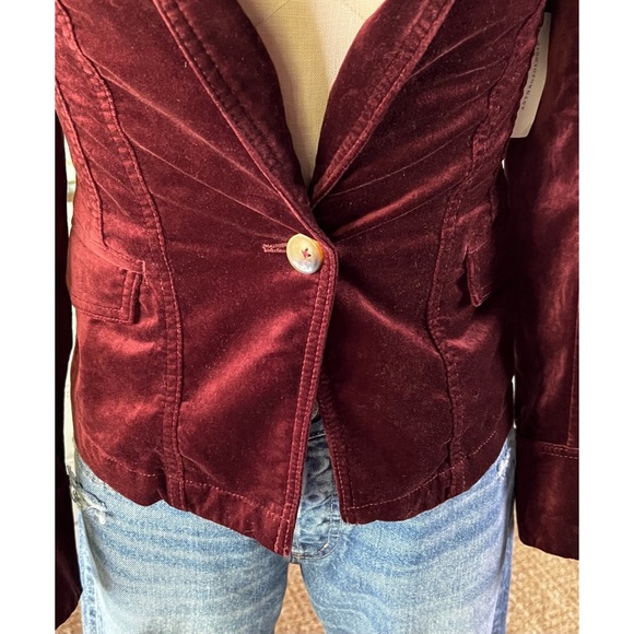Anthropologie Velvet Blazer Size 6 RUNS SMALL - Picture 14 of 16